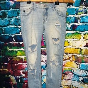 KanCan size 30 womens distressed skinny jeans style Estilo